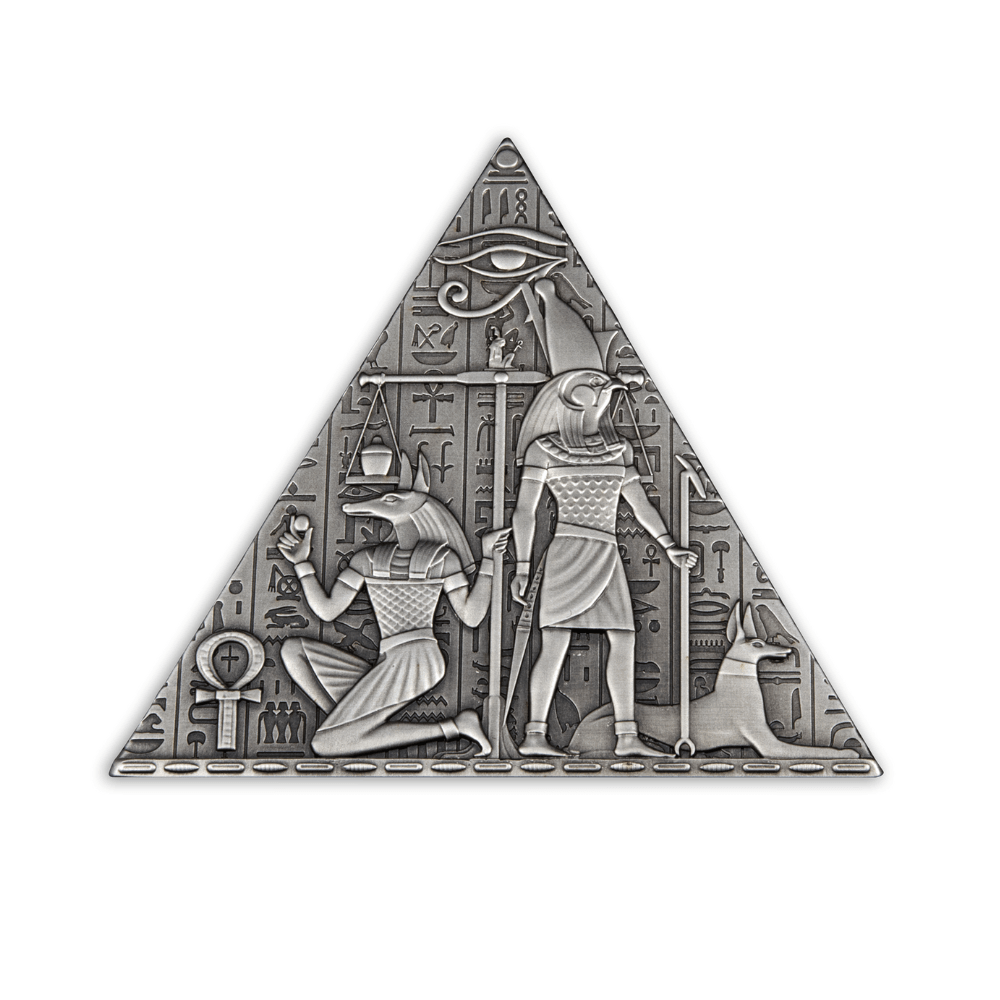 PYRAMID 3D 1 Kg Kilo Silver Coin 1000 Francs Djibouti 2023 - PARTHAVA COIN