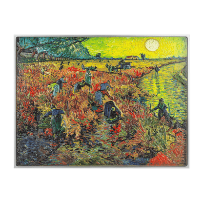 RED VINEYARD Van Gogh Silver Coin 10000 Francs Chad 2024 - PARTHAVA COIN