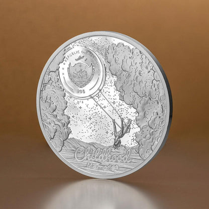 SANDCASTLE Childhood Memories 3 Oz Silver Coin $20 Palau 2023 - PARTHAVA COIN