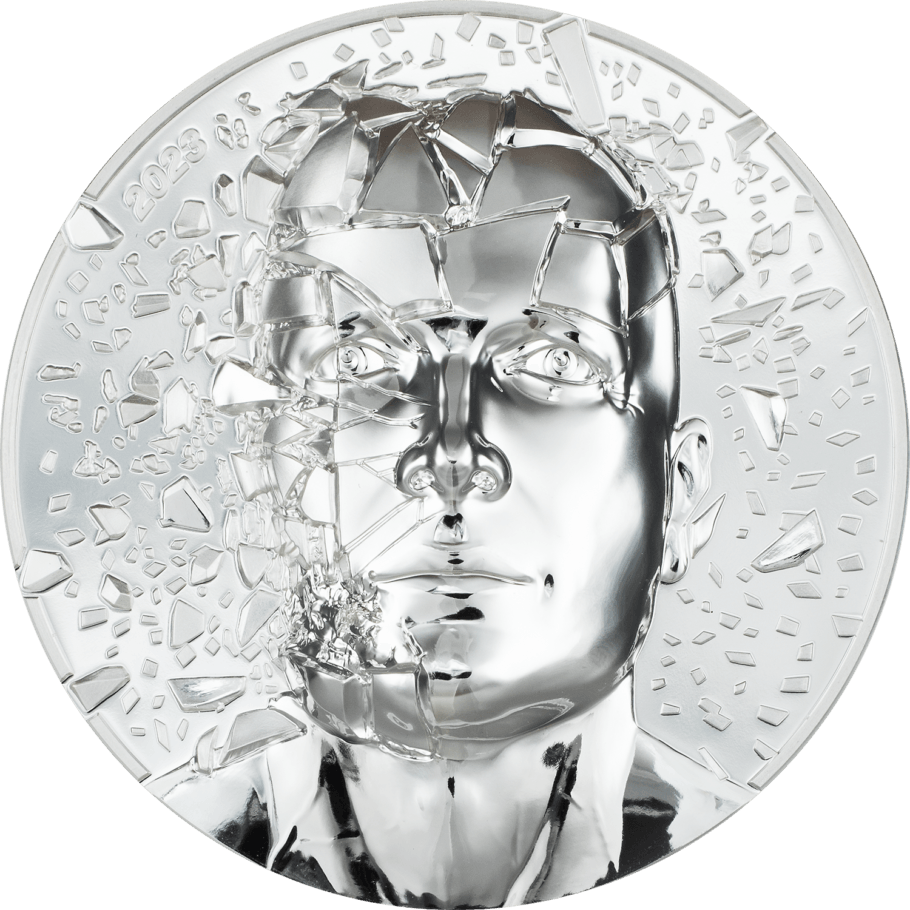 SILVER BURST 3 Oz Silver Coin $20 Cook Islands 2023 - PARTHAVA COIN