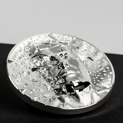 SILVER BURST 3 Oz Silver Coin $20 Cook Islands 2023 - PARTHAVA COIN