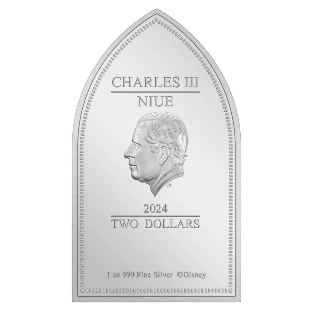 SLEEPING BEAUTY 65th Anniversary 1 Oz Silver Coin $2 Niue 2024 - PARTHAVA COIN