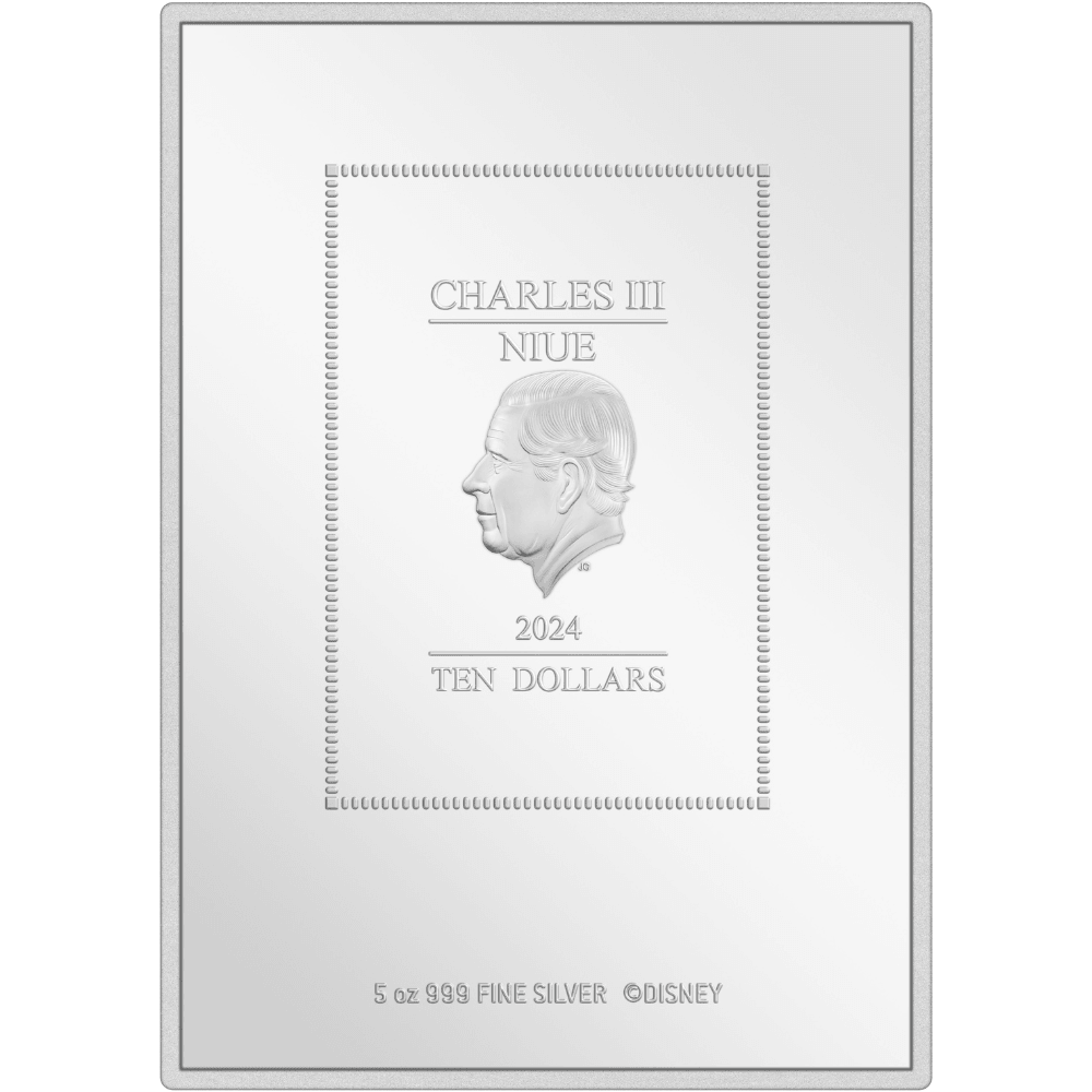 SLEEPING BEAUTY Poster 5 Oz Silver Coin 10$ Niue 2024 - PARTHAVA COIN