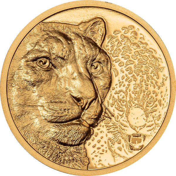 モンゴル 金貨 2003 1/10 oz Gold MONGOLIA Snow Leopard Wild Mongolia 1/10 Oz Gold Coin 2024 - CIT Coin