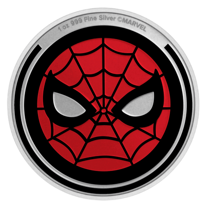 SPIDER-MAN Web-Slinger 1 oz Silver Coin $2 Niue 2023 - PARTHAVA COIN