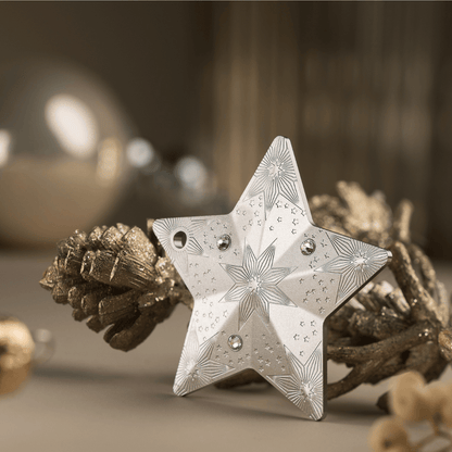 STARRY SKY Holiday Ornament 1 Oz Silver Coin $5 Cook Islands 2024 - PARTHAVA COIN