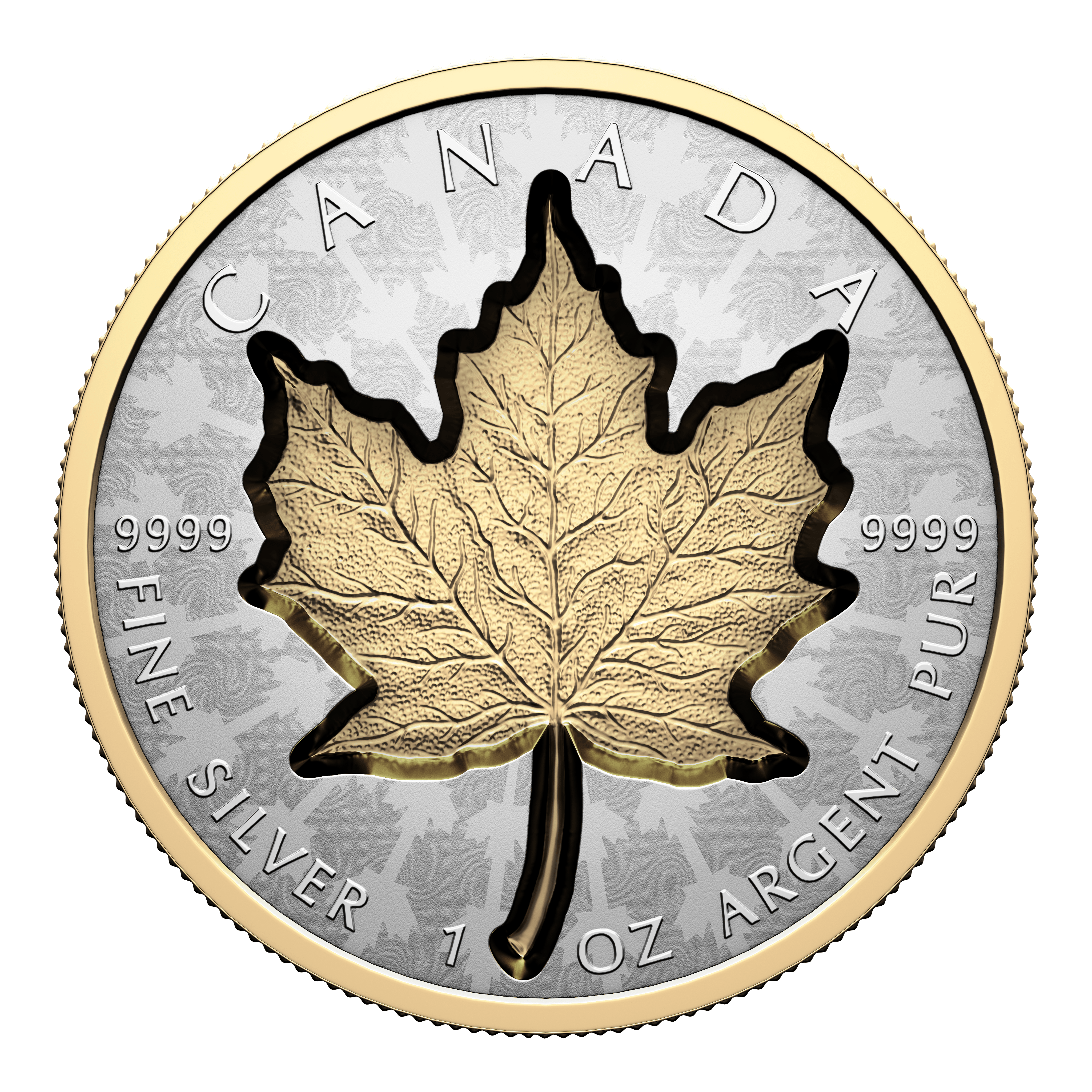 SUPER INCUSE SILVER MAPLE LEAF 1 Oz Silver Coin $20 Canada 2024 - PARTHAVA COIN