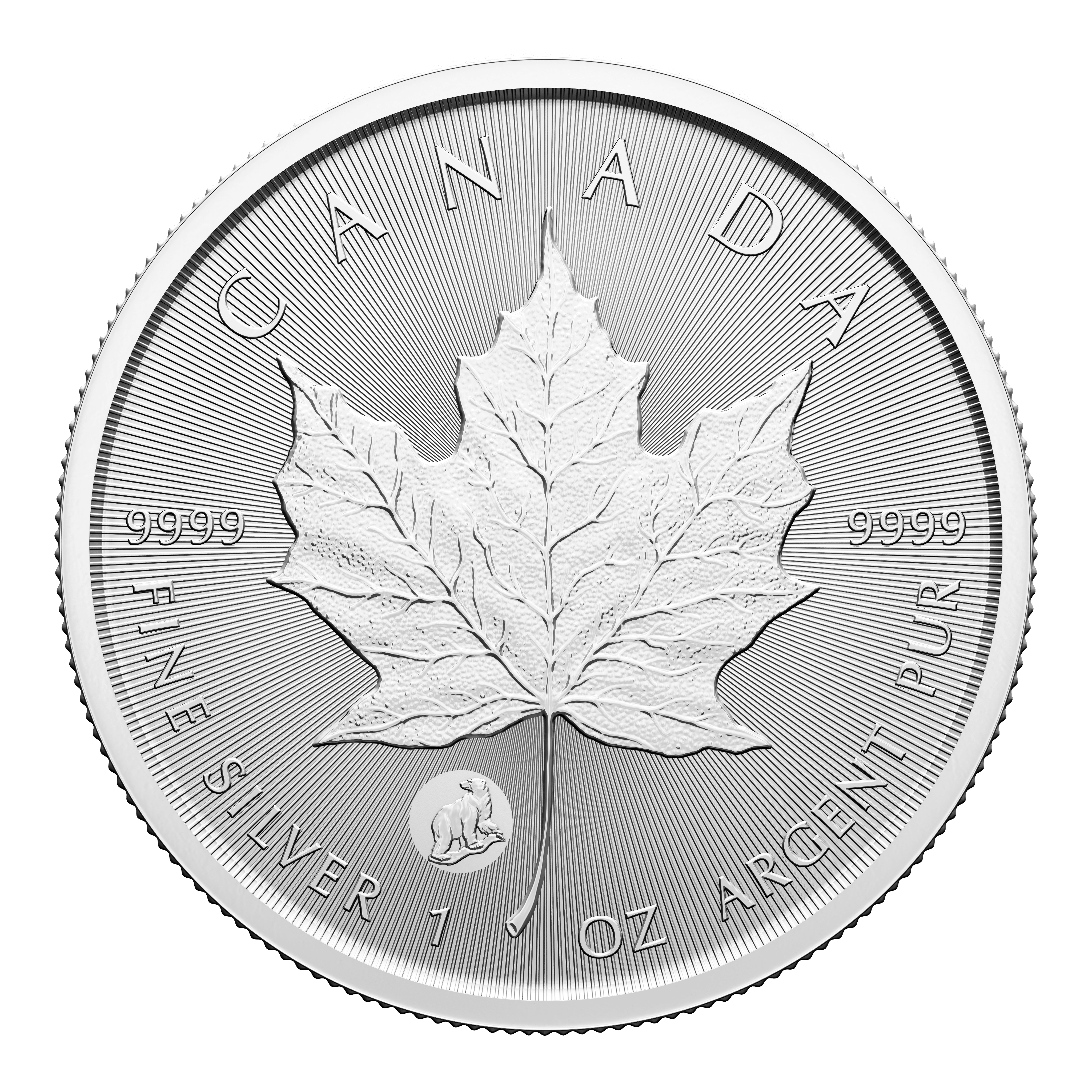 TREASURED SILVER MAPLE LEAF FIRST STRIKES Polar Bear Privy (Premium Bullion) - PARTHAVA COIN