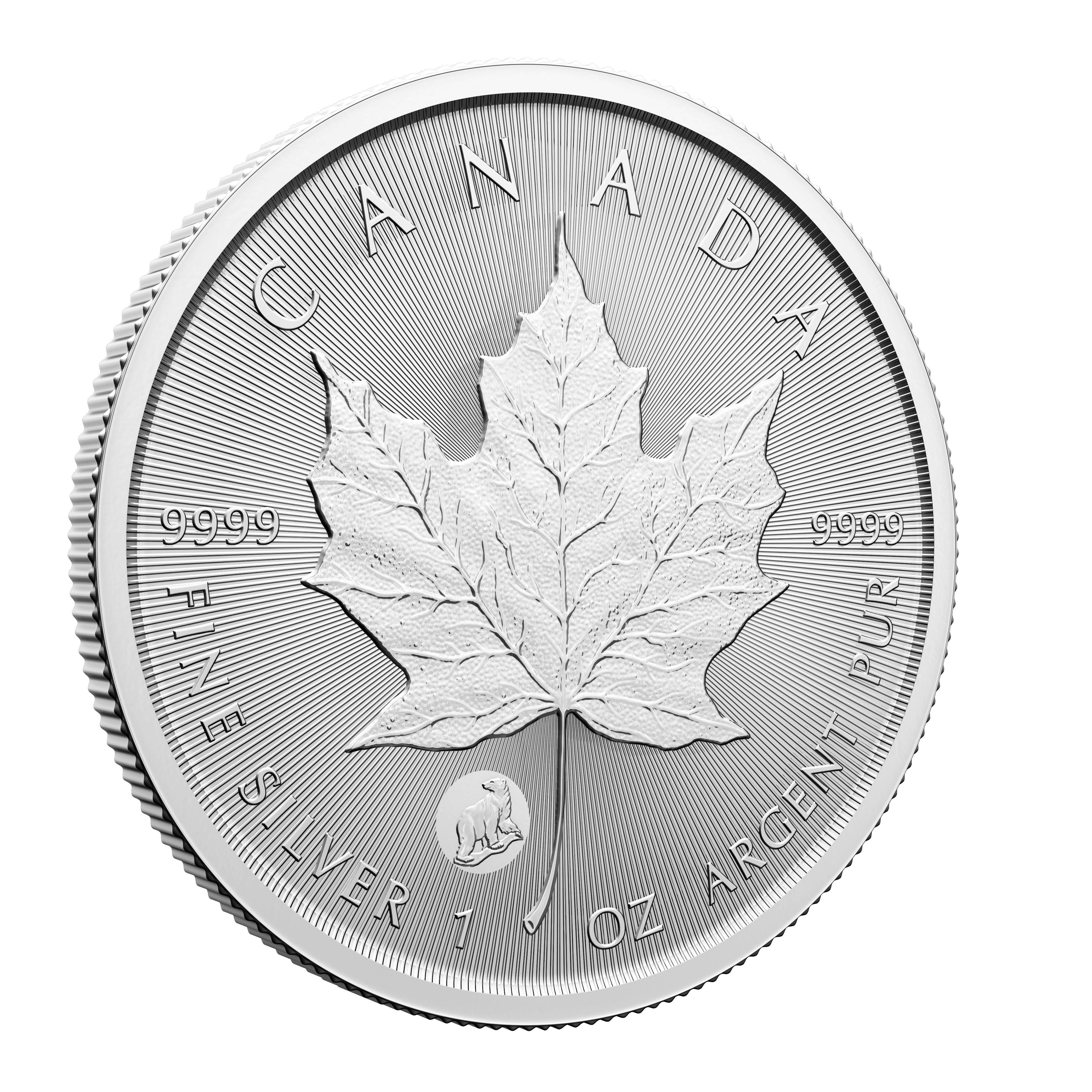 TREASURED SILVER MAPLE LEAF FIRST STRIKES Polar Bear Privy (Premium Bullion) - PARTHAVA COIN