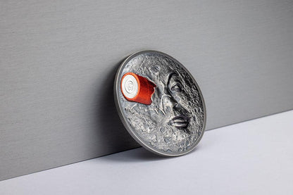 TRIP TO THE MOON 120th Anniversary 2 Oz Silver Coin $10 Palau 2022 - PARTHAVA COIN