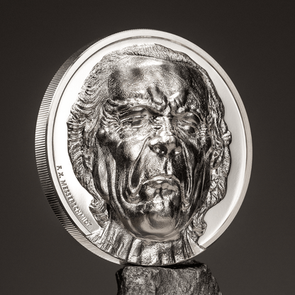 VEXED MAN Striking Heads 2 Oz Silver Coin $10 Cook Islands 2023 - PARTHAVA COIN