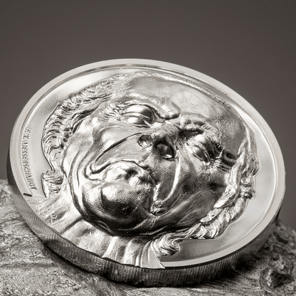 VEXED MAN Striking Heads 2 Oz Silver Coin $10 Cook Islands 2023 - PARTHAVA COIN