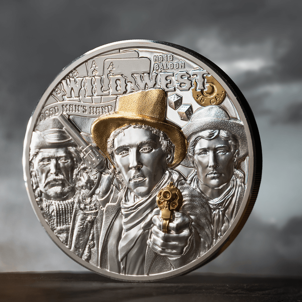 WILD WEST Legends 3 Oz Silver Coin $20 Cook Islands 2024- NGC Graded PF 70 Ultra Cameo - PARTHAVA COIN