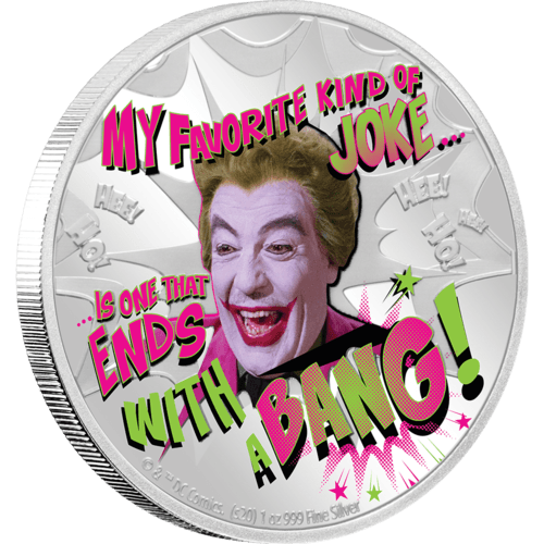 BATMAN™ Classic TV Series - THE JOKER™ 1oz Silver Coin - PARTHAVA COIN
