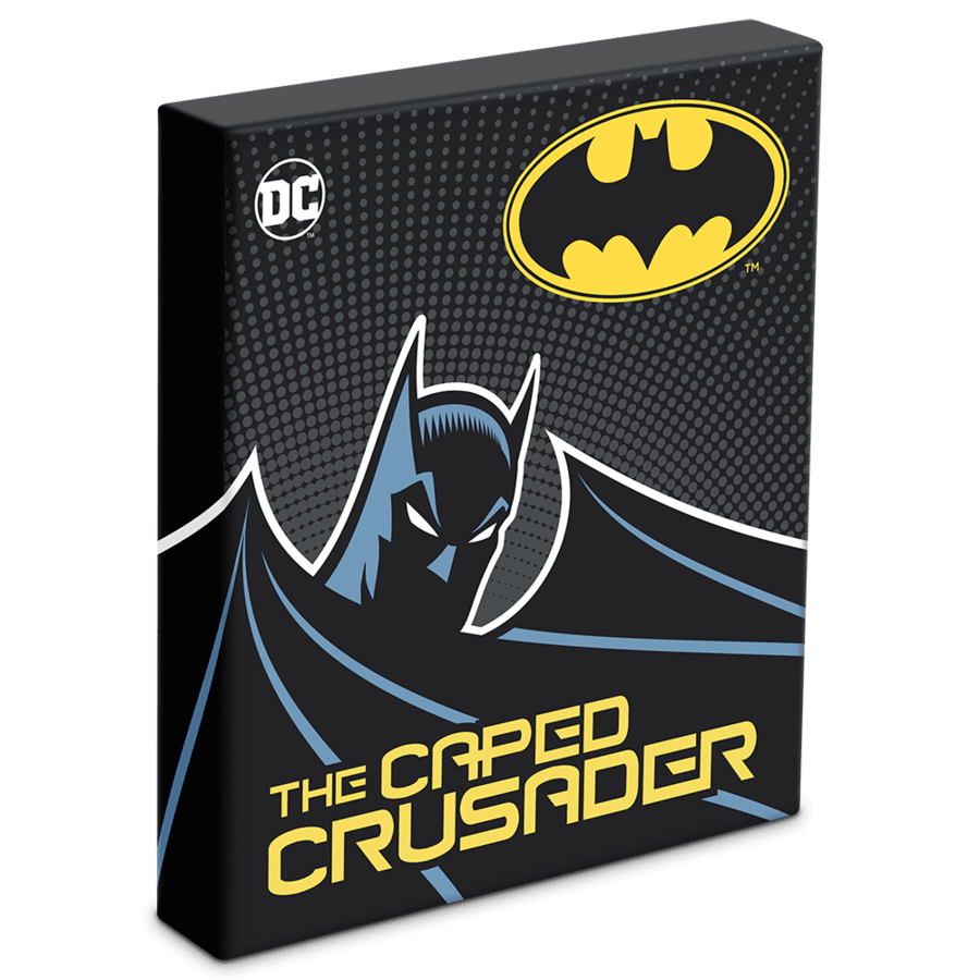 THE CAPED CRUSADER™ - BATMAN™ 1oz Silver Coin - PARTHAVA COIN