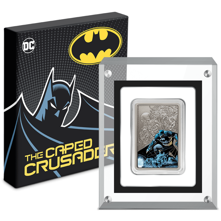 THE CAPED CRUSADER™ - BATMAN™ 1oz Silver Coin - PARTHAVA COIN