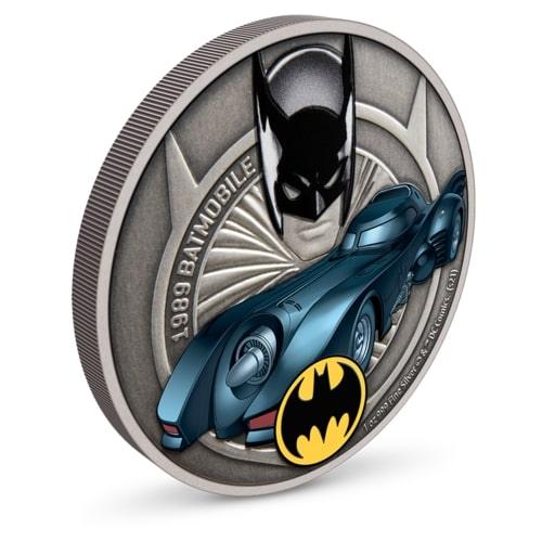 DC Comics - 1989 Batmobile 1oz Silver Coin - PARTHAVA COIN