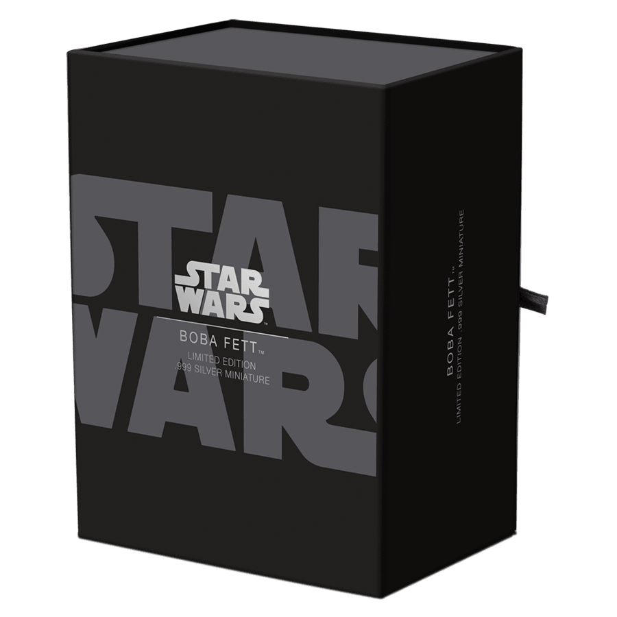 Boba Fett 150g Pure silver Miniature - PARTHAVA COIN