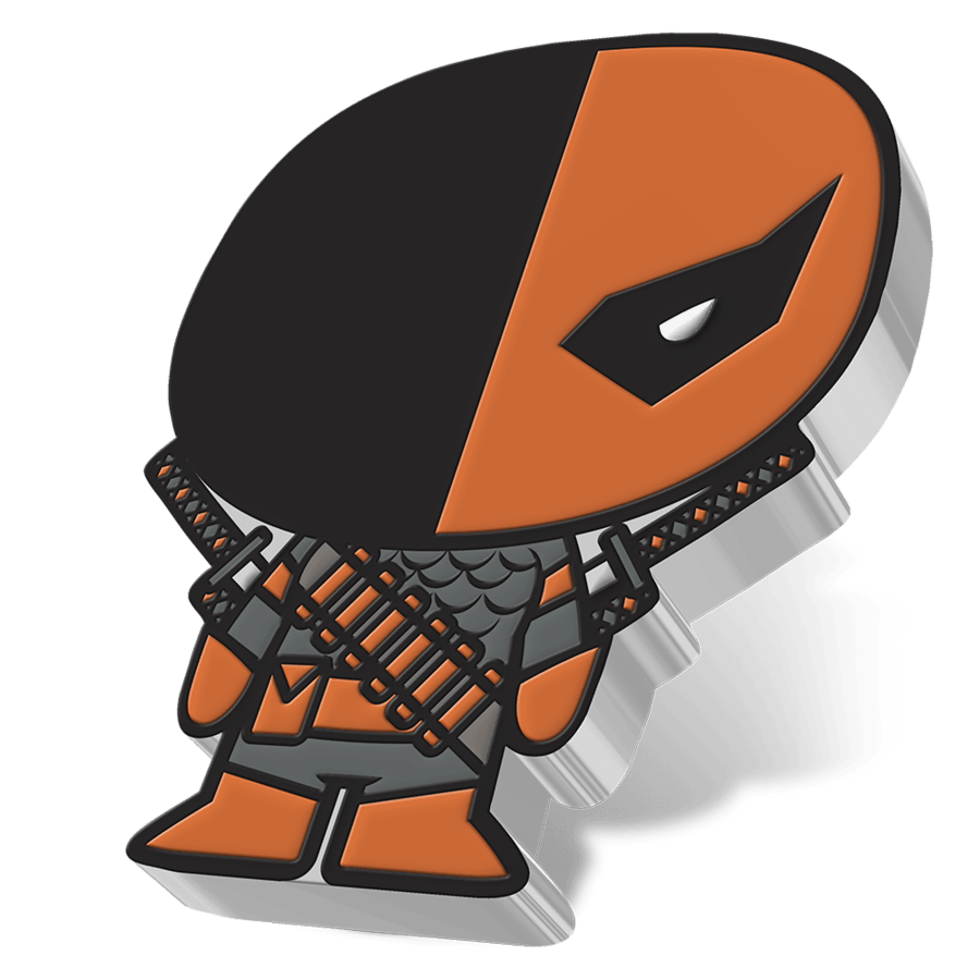 DEATHSTROKE™,  1oz Pure Silver Coin, Series: Chibi® Coin Collection DC Comics Series 2021, Niue, NZ Mint - PARTHAVA COIN