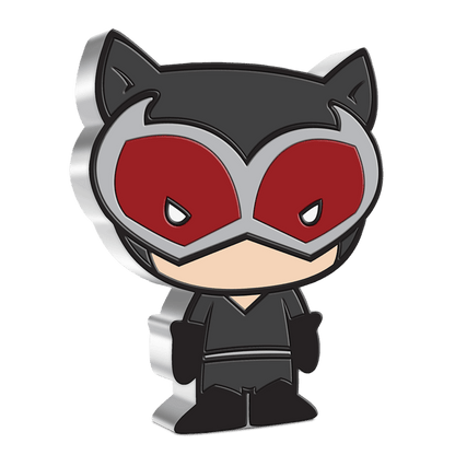 CATWOMAN, 1oz Pure Silver Coin, Series: Chibi Coin Collection DC Comics 2021, Niue, NZ Mint - PARTHAVA COIN