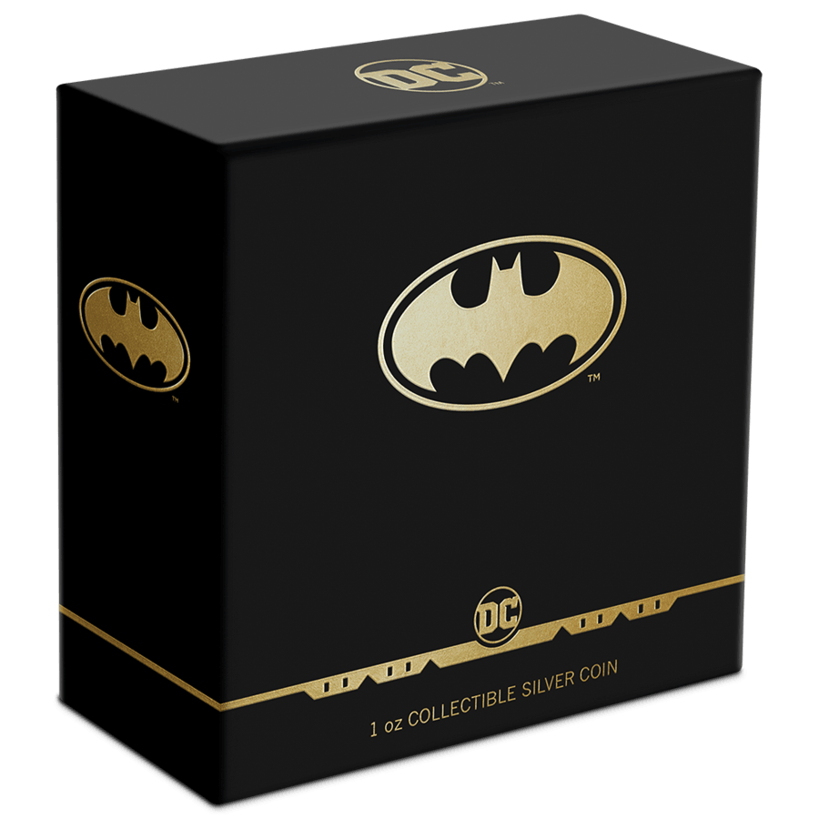 BATMAN™ Logo 1oz Silver Coin - PARTHAVA COIN