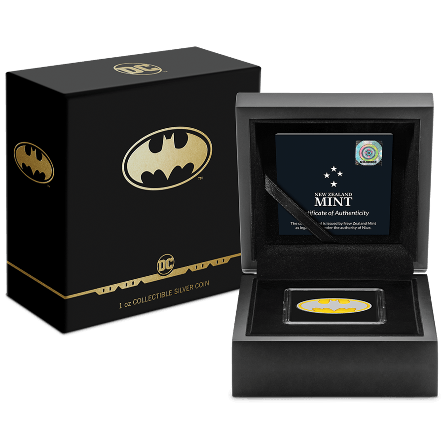 BATMAN™ Logo 1oz Silver Coin - PARTHAVA COIN