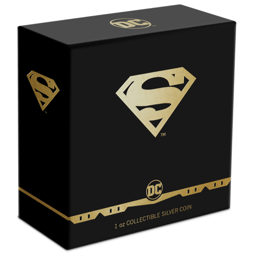 SUPERMAN™ Shield 1oz Silver Coin - PARTHAVA COIN
