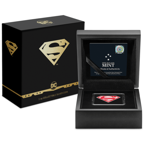 SUPERMAN™ Shield 1oz Silver Coin - PARTHAVA COIN