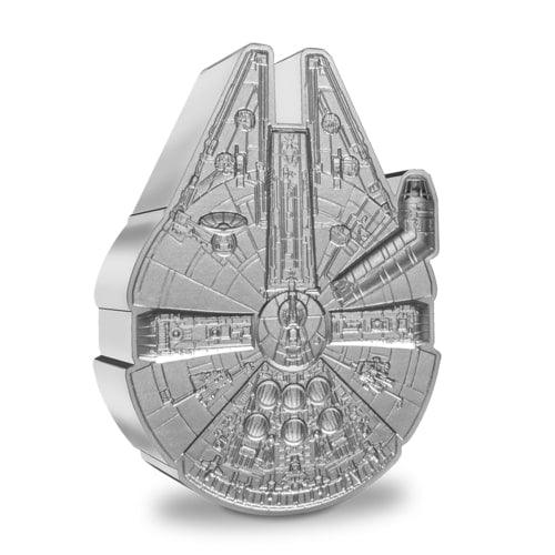 Star Wars™: Millennium Falcon™ 1oz Silver Shaped Coin - PARTHAVA COIN