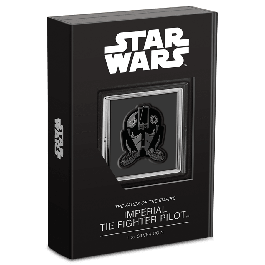 IMPERIAL TIE FIGHTER PILOT™, The Faces of the Empire™, 1 oz Pure Silver Coin 2021, Niue, NZ Mint - PARTHAVA COIN