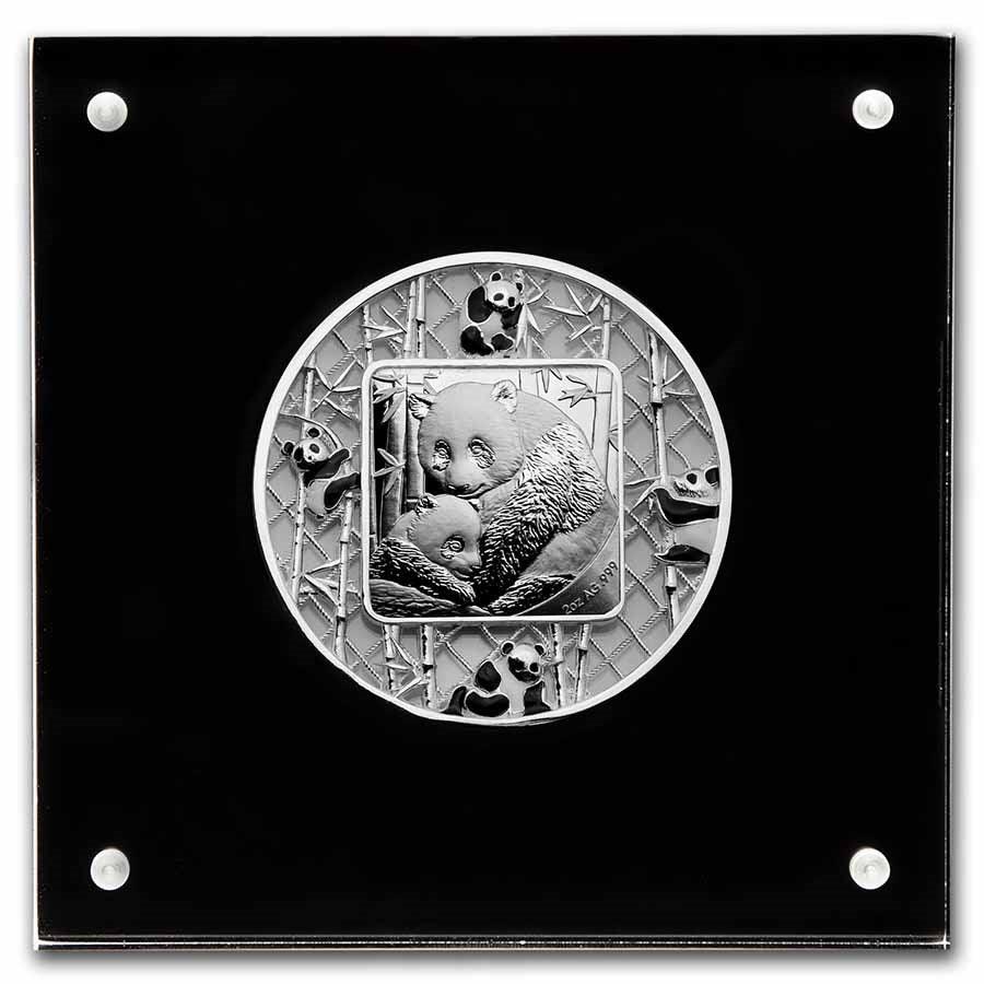 FILIGREE PANDA 2 Oz Silver Coin $5 Solomon Island 2021 - PARTHAVA COIN