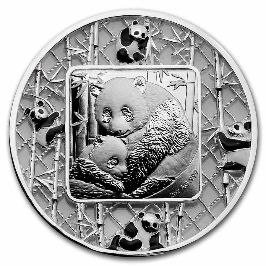 FILIGREE PANDA 2 Oz Silver Coin $5 Solomon Island 2021 - PARTHAVA COIN