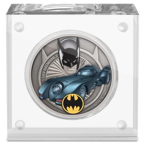 DC Comics - 1989 Batmobile 1oz Silver Coin - PARTHAVA COIN