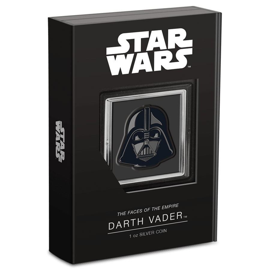 The Faces of the Empire™ – Darth Vader™ 1oz Silver Coin - PARTHAVA COIN