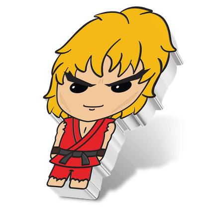 KEN MASTERS, 1oz. Pure Silver Coin, Series: Chibi® Coin Collection Street Fighter™  2021, Niue, NZ Mint - PARTHAVA COIN