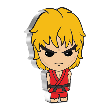 KEN MASTERS, 1oz. Pure Silver Coin, Series: Chibi® Coin Collection Street Fighter™  2021, Niue, NZ Mint - PARTHAVA COIN