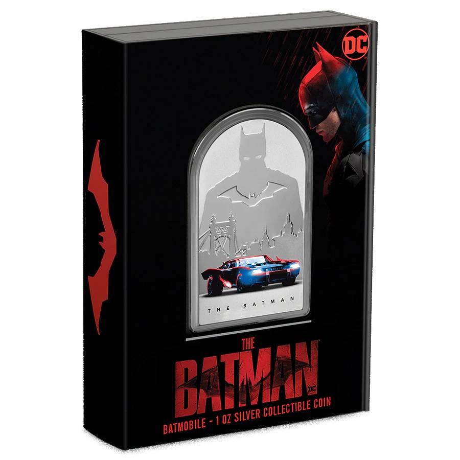 The Batman™ Batmobile 1oz Silver Coin - PARTHAVA COIN