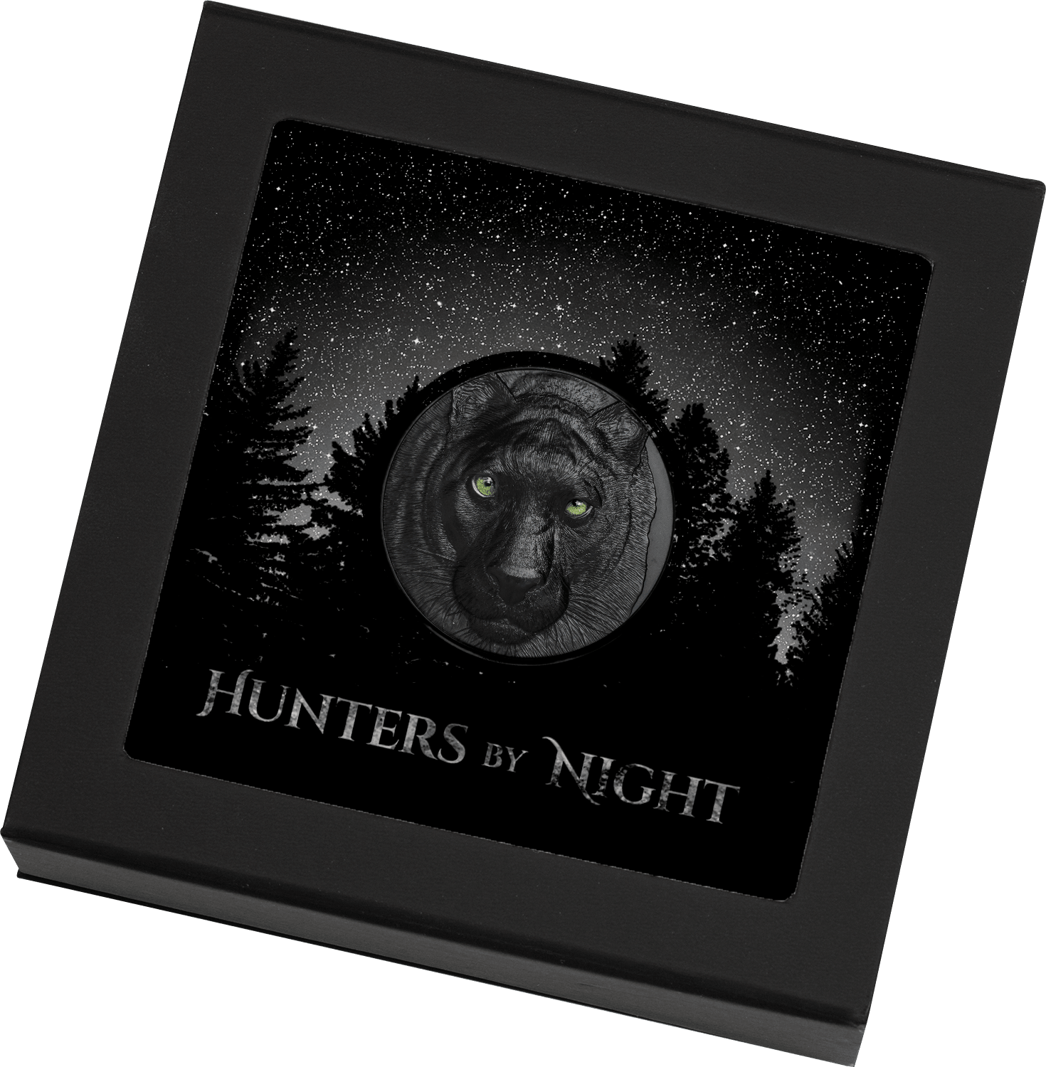 BLACK PANTHER Hunters by Night 2 Oz Silver Coin $10 Palau 2020 - PARTHAVA COIN