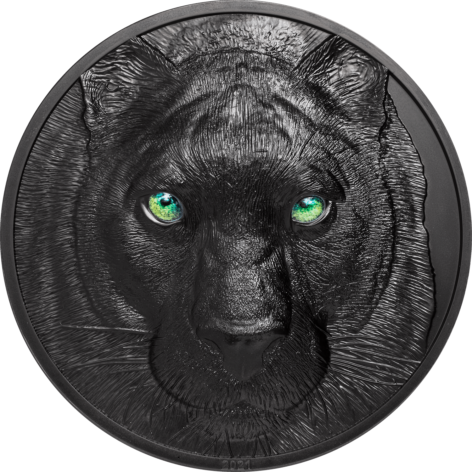 BLACK PANTHER Hunters by Night 1 Kg Kilo Silver Coin $50 Palau 2021 - PARTHAVA COIN