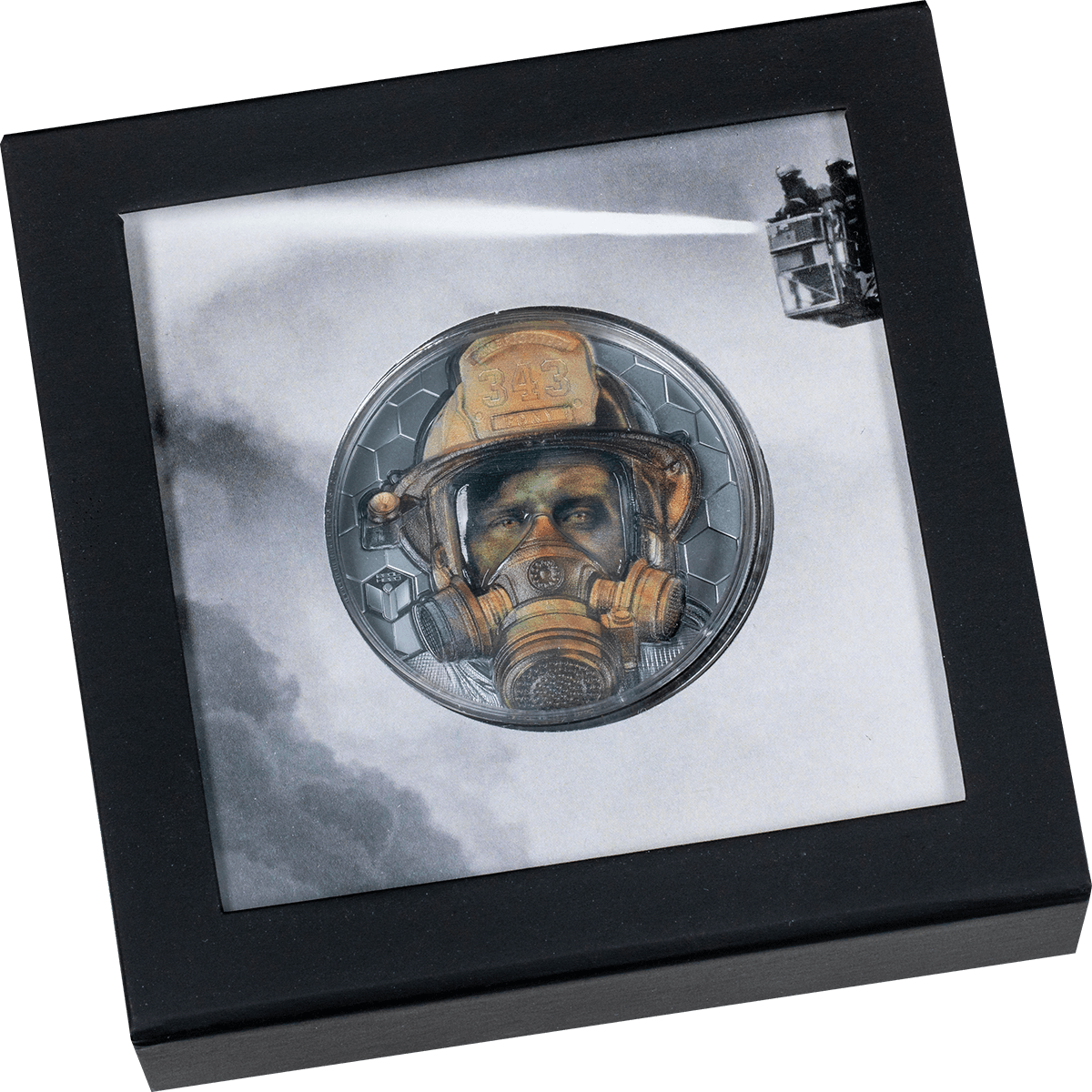 FIREFIGHTER Real Heroes 3 Oz Silver Coin 20 Cook Islands 2021 Collectible Coin firefighter-real-heroes-3-oz-silver-coin-20-cook-islands-2021-collectible-coin