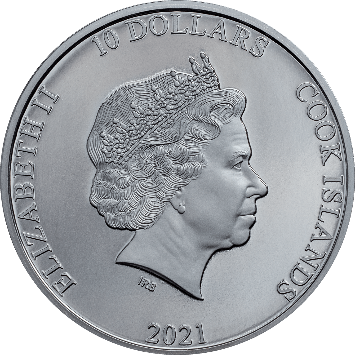 CLASSIC CAR Open Roads 2 Oz Silver Coin $10 Cook Islands 2021 - PARTHAVA COIN