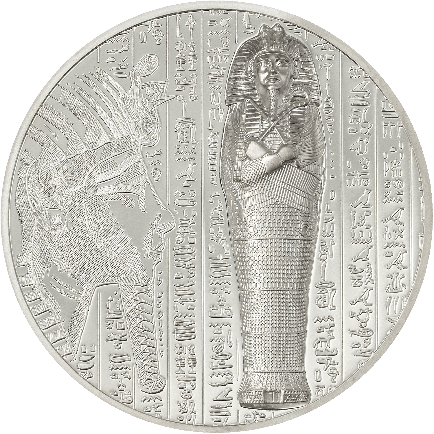 MUMMY X Ray 1 Oz Silver Coin $5 Cook Islands 2022 - PARTHAVA COIN