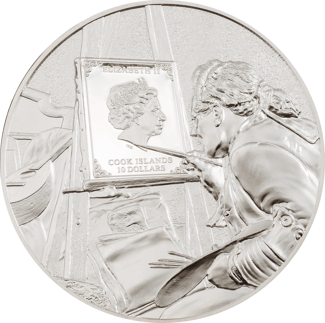 VINCENT VAN GOGH Masters of Art 2 Oz Silver Coin $10 Cook Islands 2022 - PARTHAVA COIN