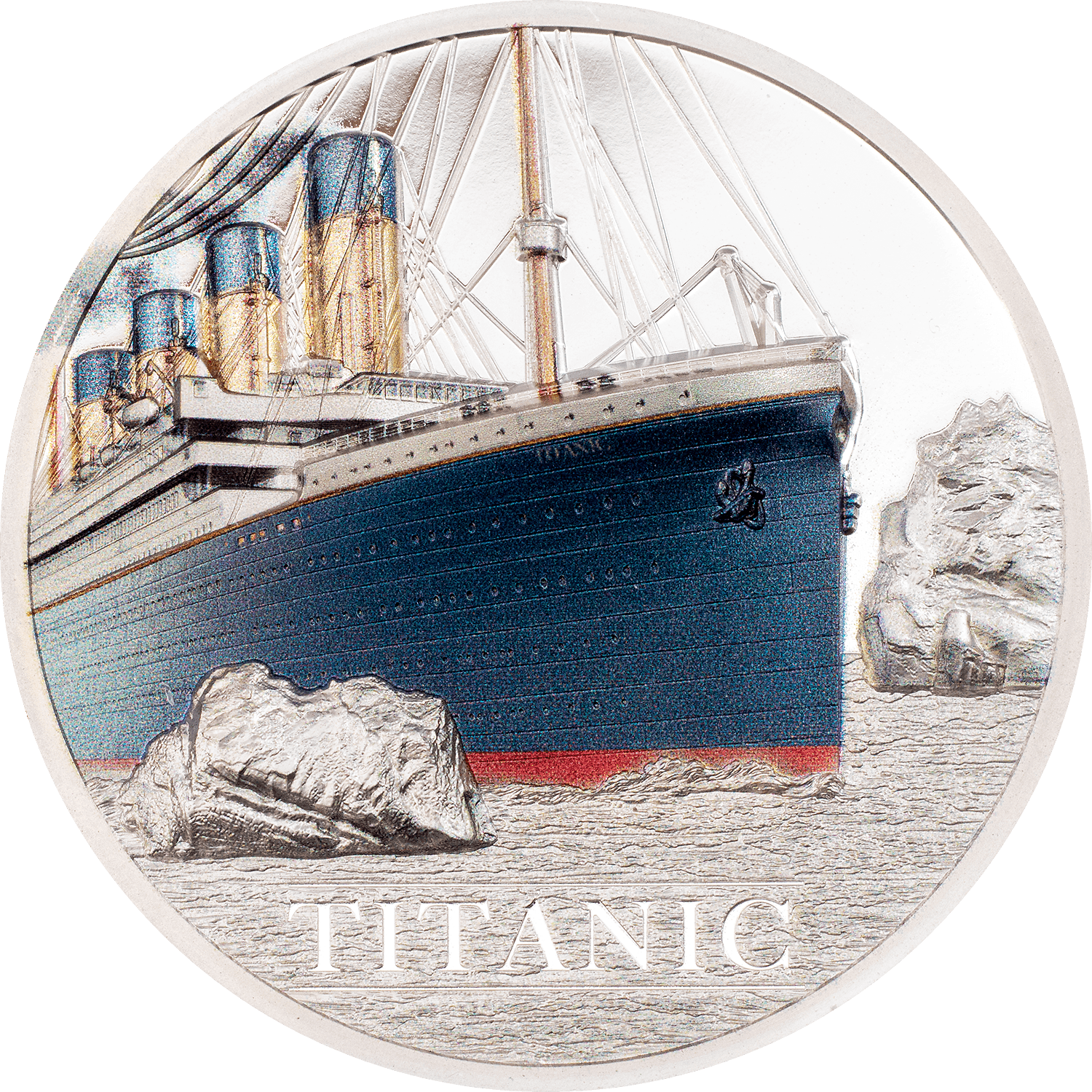 TITANIC 3 Oz Silver Coin $20 Cook Islands 2022 - PARTHAVA COIN