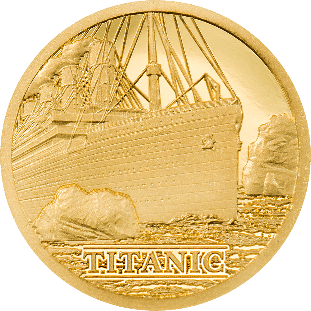 TITANIC Gold Coin $5 Cook Islands 2022 - PARTHAVA COIN