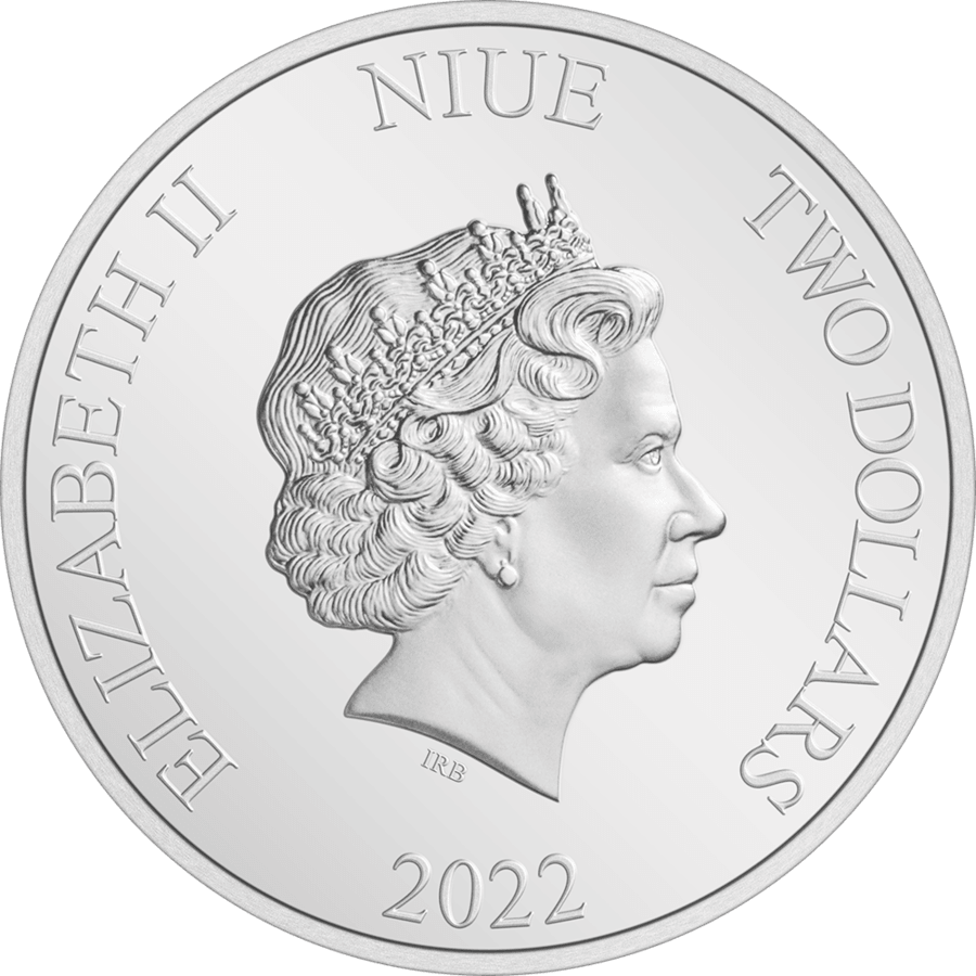 Boba Fett's Starfighter, 1 oz. Pure Silver Coin, 2022 Niue - PARTHAVA COIN
