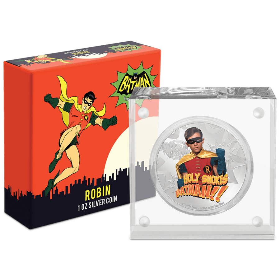 BATMAN™ Classic TV Series - ROBIN™ 1oz Silver Coin - PARTHAVA COIN