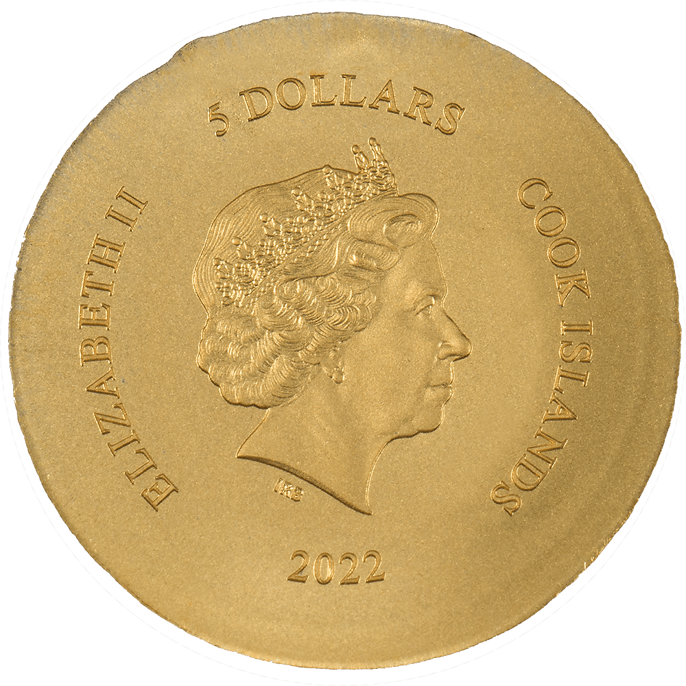 PEGASOS Numismatic Icons Gold Coin $5 Cook Islands 2022 - PARTHAVA COIN