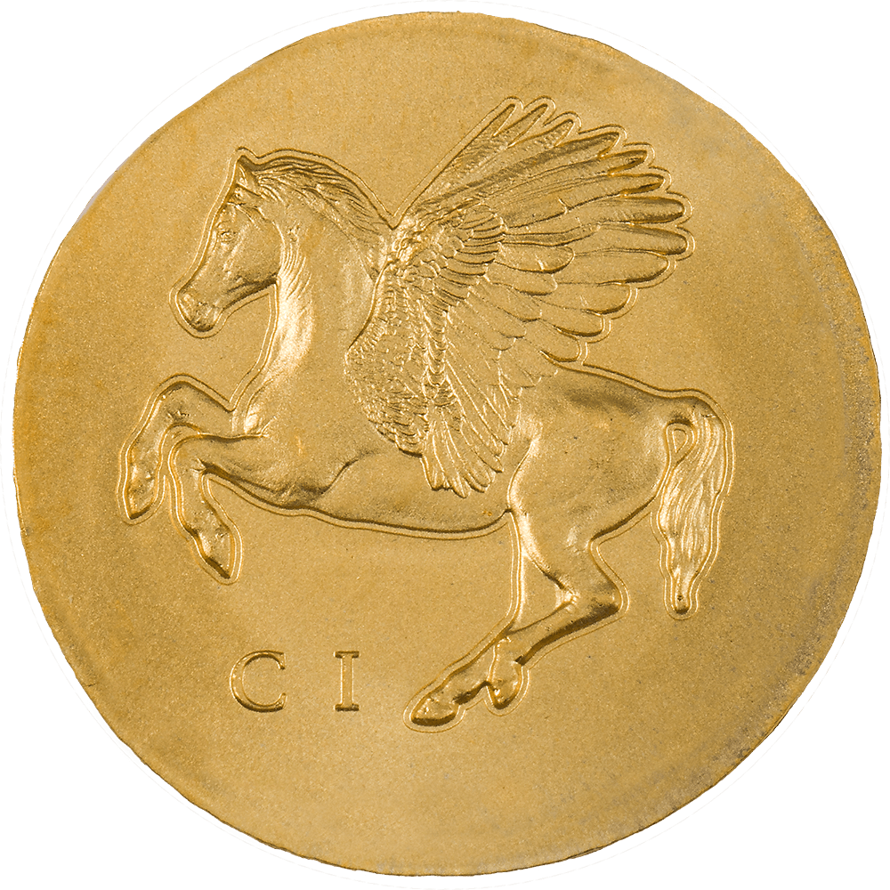 PEGASOS Numismatic Icons Gold Coin $5 Cook Islands 2022 - PARTHAVA COIN