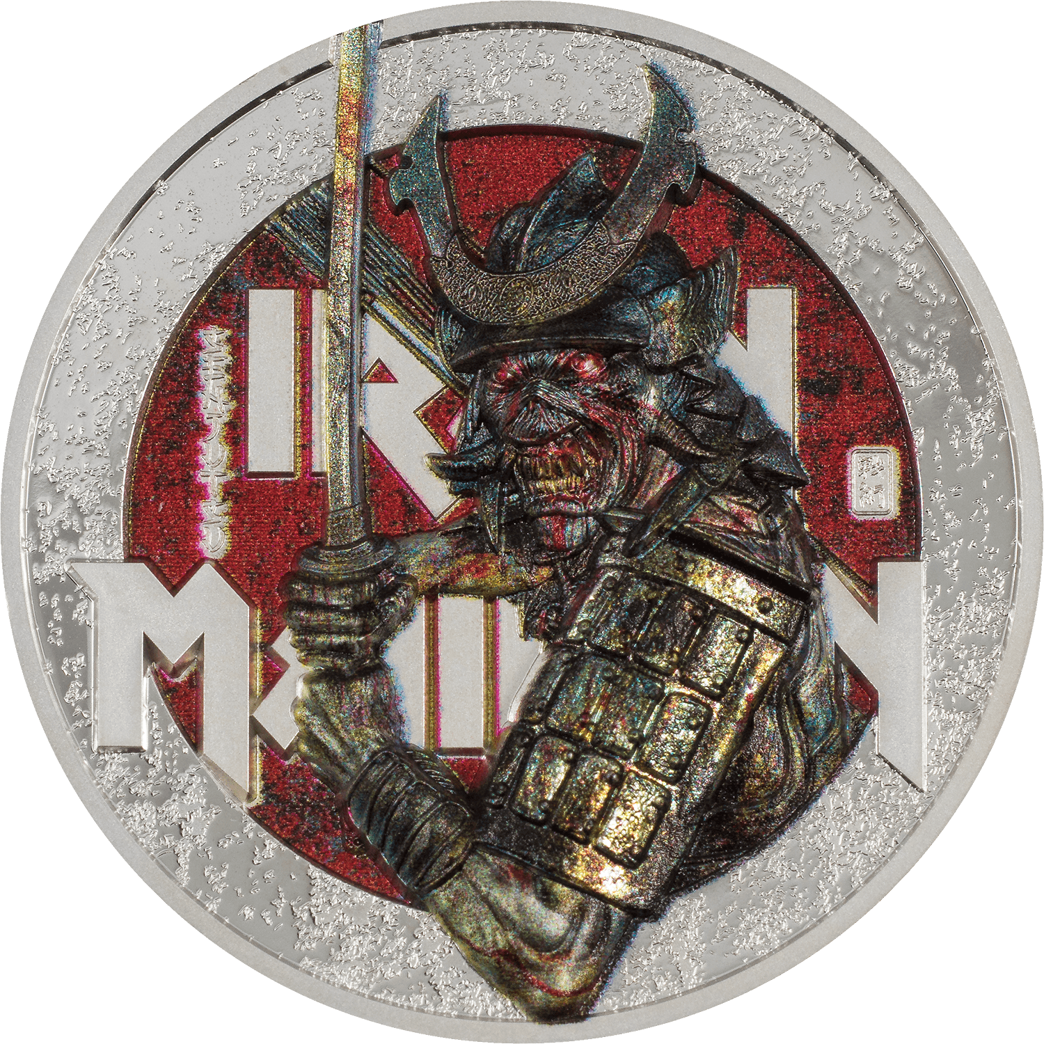 SENJUTSU Iron Maiden 2 Oz Silver Coin $10 Cook Islands 2022 - PARTHAVA COIN